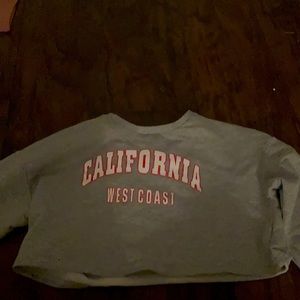 a cropped California coast long sleeve shirt